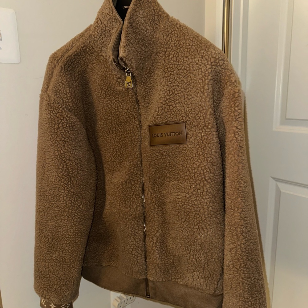 Louis Vuitton Men's Brown Shearling Jacket